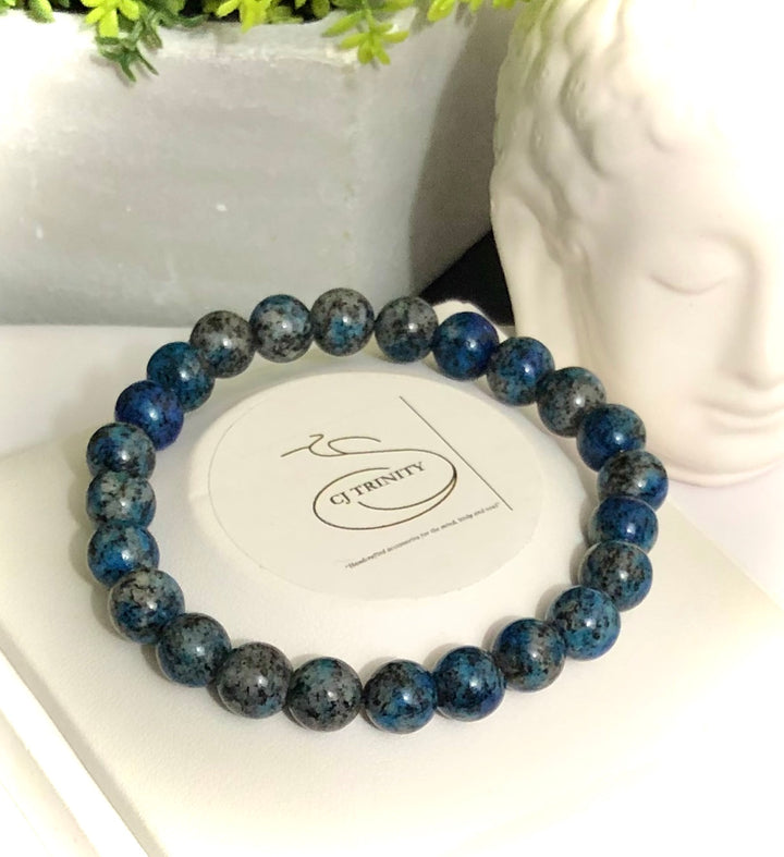 Unisex K2 Stone - Classic Stacking Bracelets - Choice of Bead Size