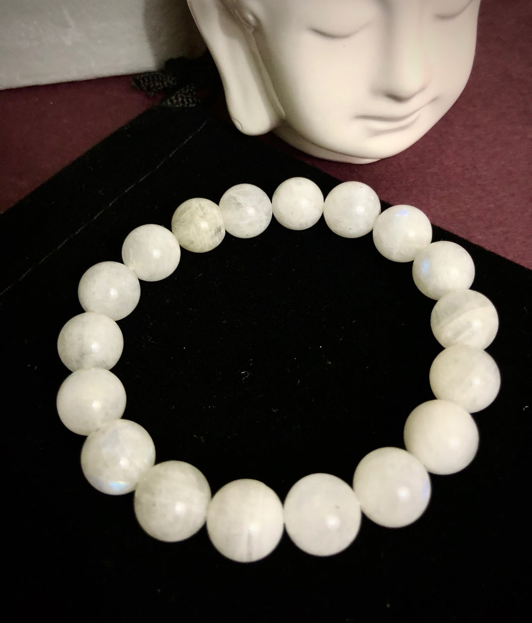 Moonstone - Classic Stacking Bracelets - Choice of bead Size