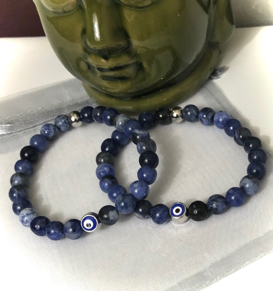 Kids - Unisex Evil Eye Classic Stacking Bracelet - Choice of Color