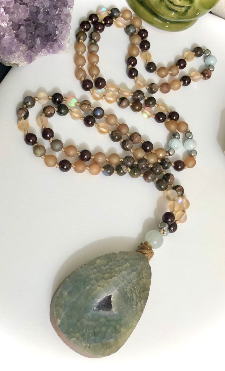 Grounded in Serenity & Love Mala - One of a Kind