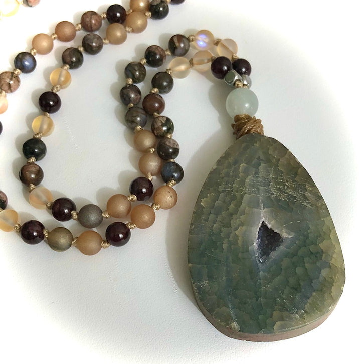 Grounded in Serenity & Love Mala - One of a Kind