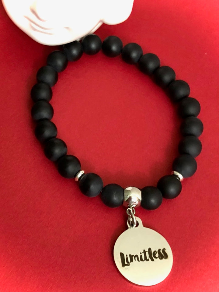 'Limitless' - Gemstone Charm Bracelet - Choice of Gemstone