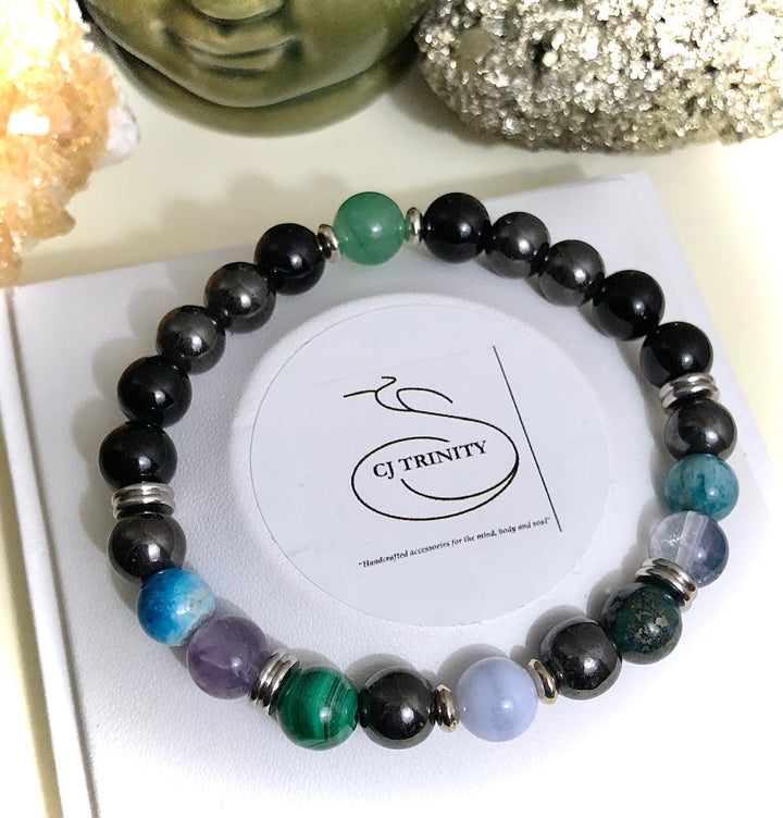 Rheumatism & Arthritis - Unisex Magnetic Gemstone Bracelet - Choice of Style