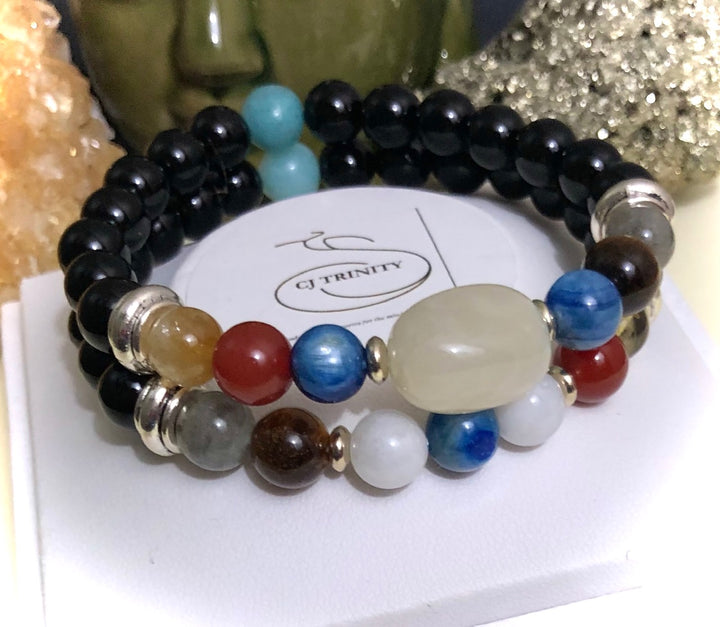 'New Beginnings & Motivation' - Unisex Gemstone Bracelet - Choice of Style