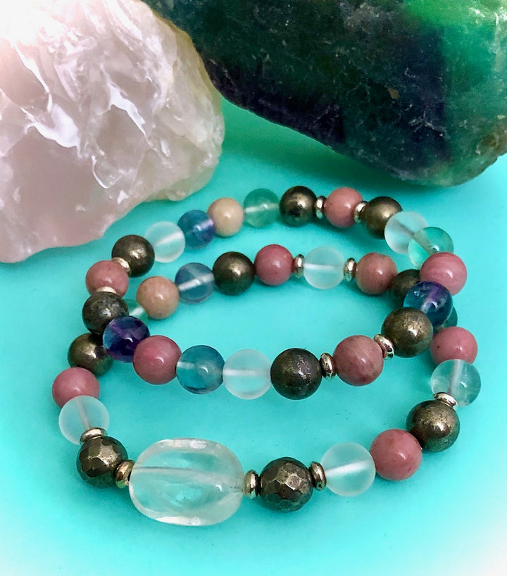 'MENTAL CLARITY & MEMORY' - Multi-Gemstone Bracelet - Choice of Style