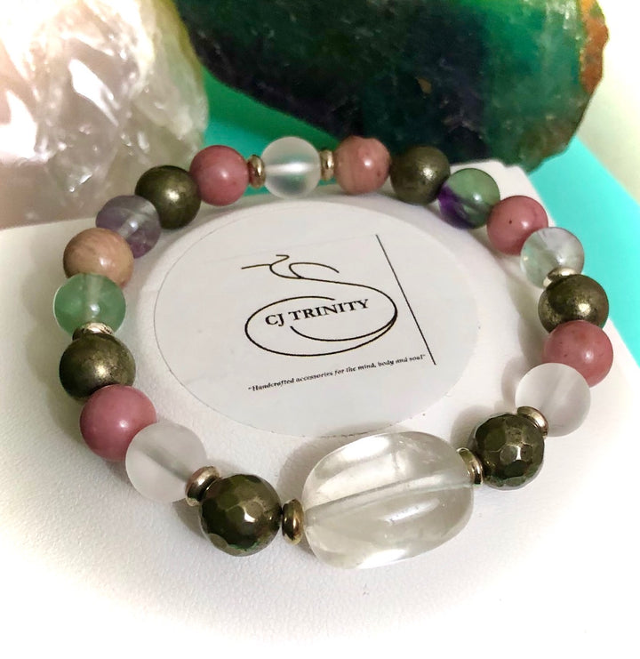 'MENTAL CLARITY & MEMORY' - Multi-Gemstone Bracelet - Choice of Style