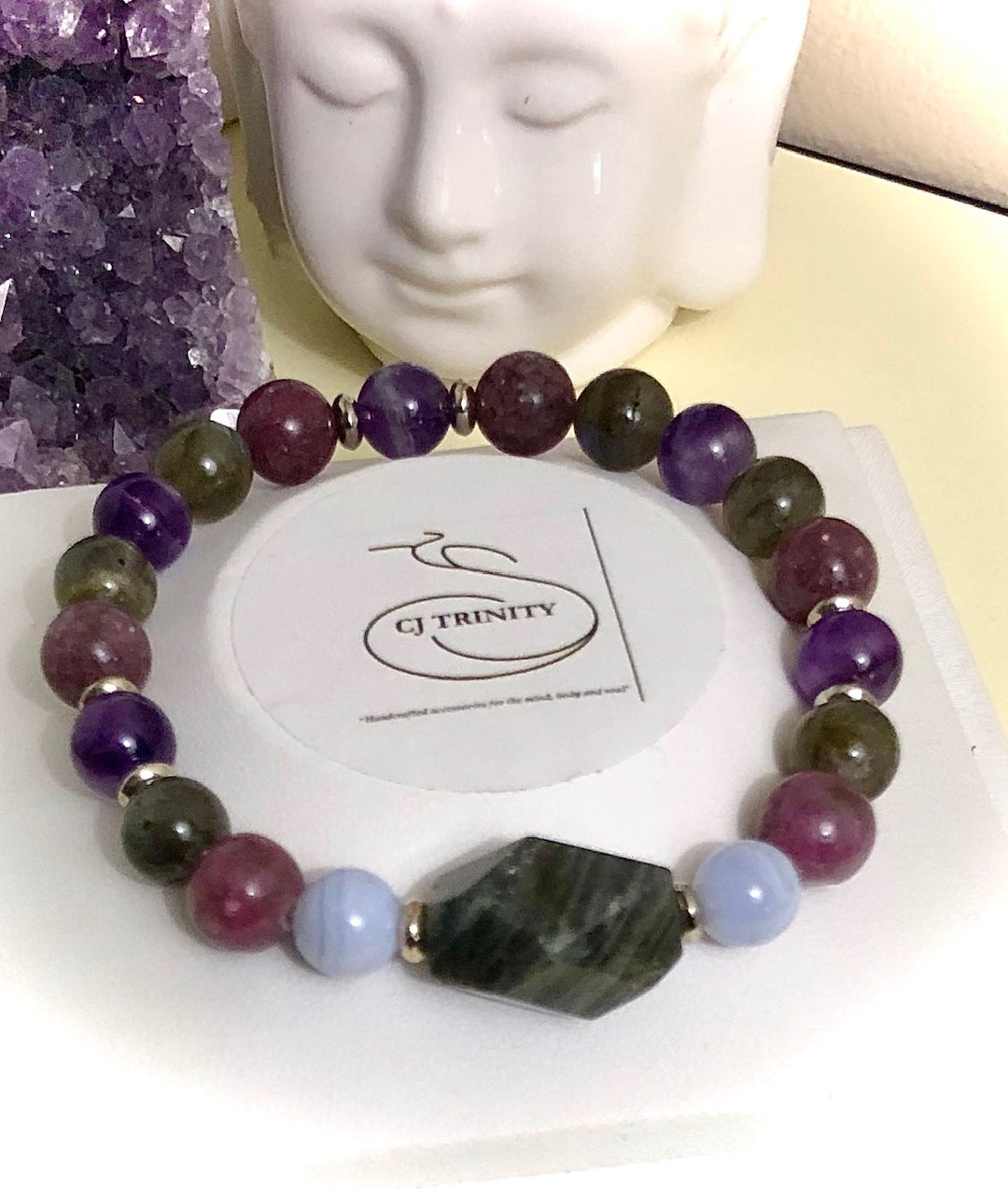 'STRESS & ANXIETY SUPPORT'- Gemstone Bracelets- Choice of Style