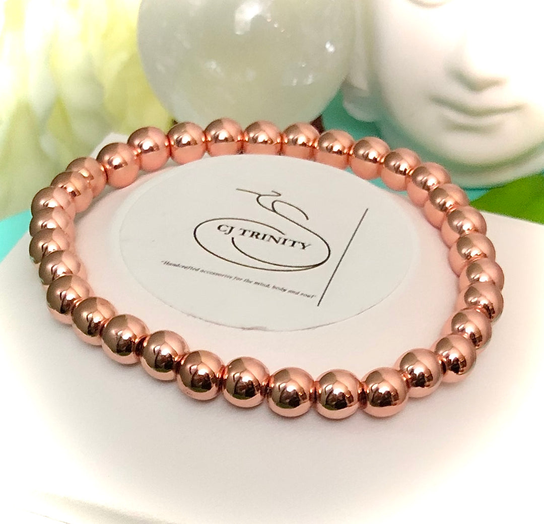 Pavé Rose Gold-toned HEART and BAR Gemstone Bracelets - Sold separately or as a SET