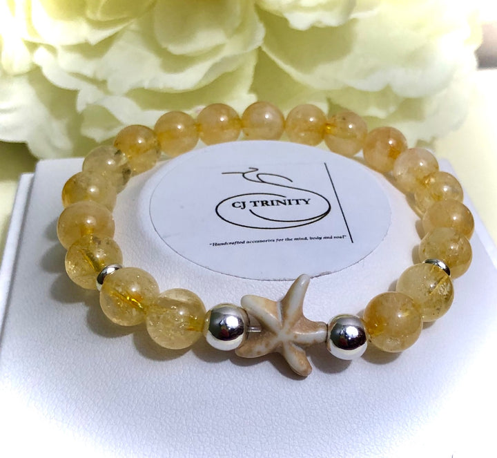 Gemstone STARFISH Bracelet Set-Sold Separately or as a SET - Choice of Gemstones