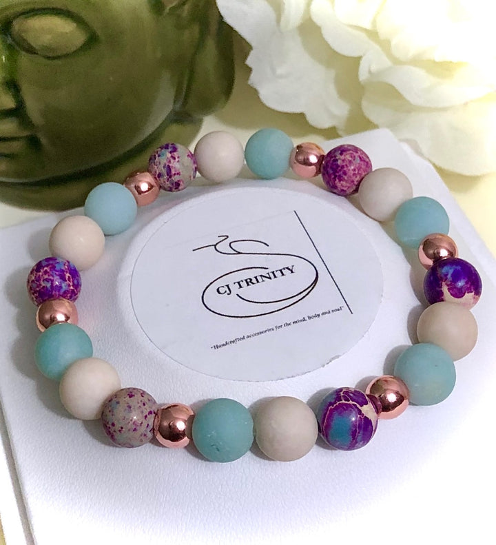 Gemstone STARFISH Bracelet Set-Sold Separately or as a SET - Choice of Gemstones