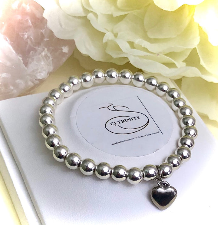 'Follow Your Heart, Follow Your Arrow'-Pavé ARROW & Heart HEMATITE Bracelet SET-Sold Separately or as a SET