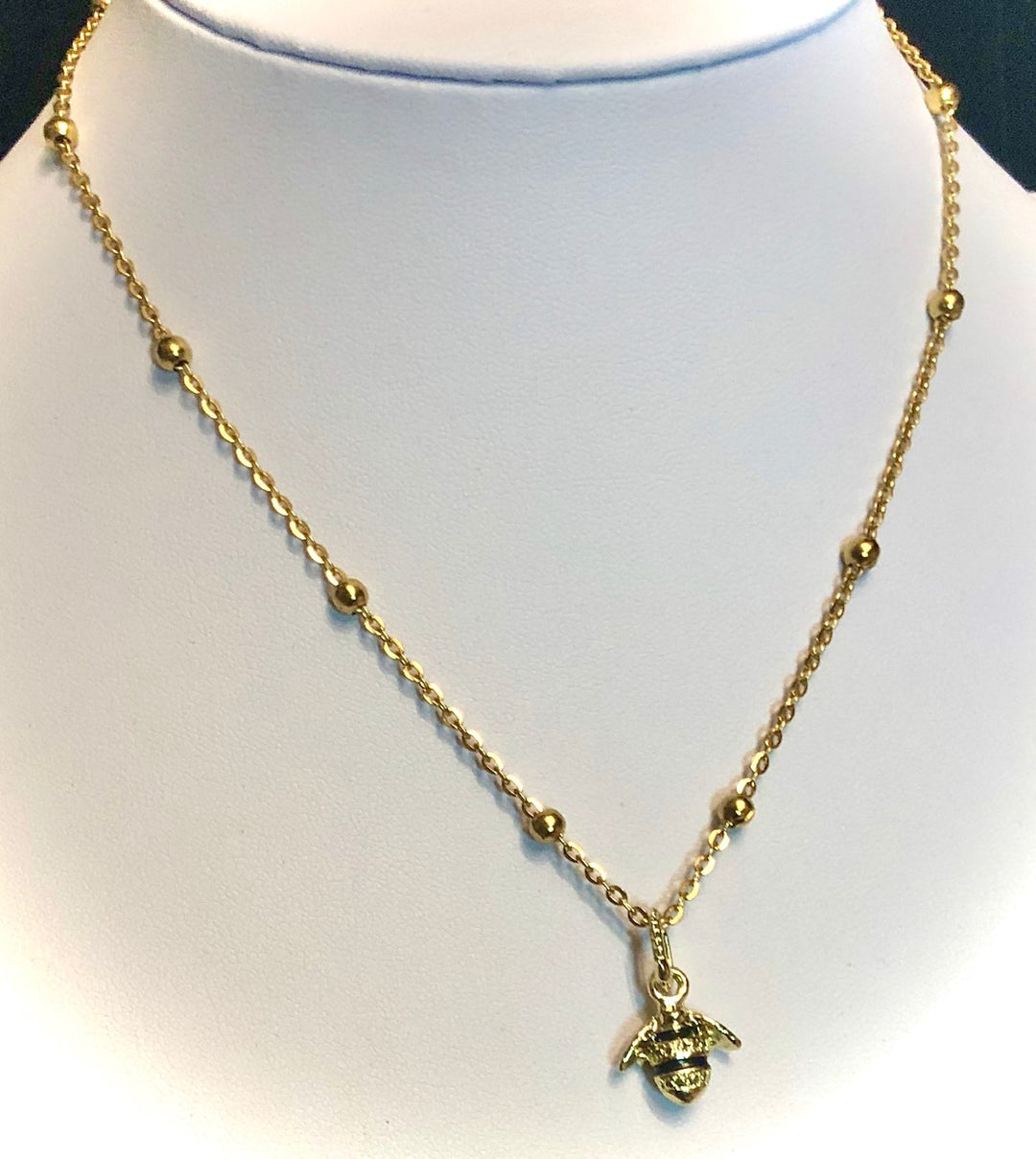 GOLD Stainless Steel Layering Necklaces / Paperclip Chain-Satellite Chain-Pavé Sun/ Queen Bee/ Star/ Heart- Sold Separately or as a SET