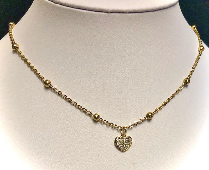 GOLD Stainless Steel Layering Necklaces / Paperclip Chain-Satellite Chain-Pavé Sun/ Queen Bee/ Star/ Heart- Sold Separately or as a SET