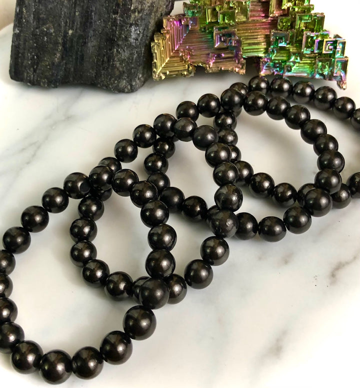 KID'S- EMF Protection Bracelet- SHUNGITE- Gemstone Bracelets